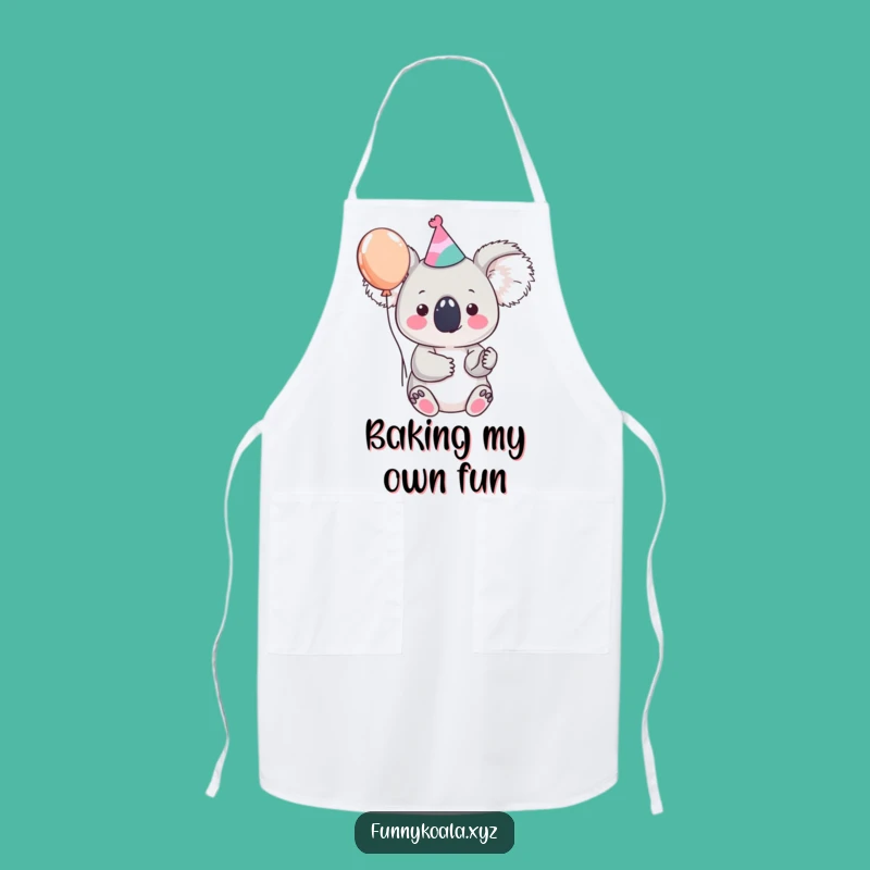 Funny Koala Apron: Party Chef Ready!