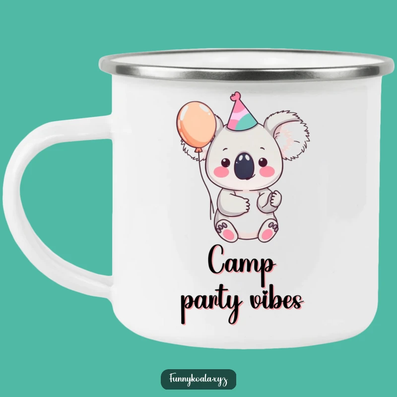 Funny Koala Camping Mug: Party Adventure Mug!