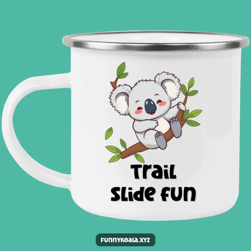 Funny Koala Camping Mug: Giggling Adventure Mug!
