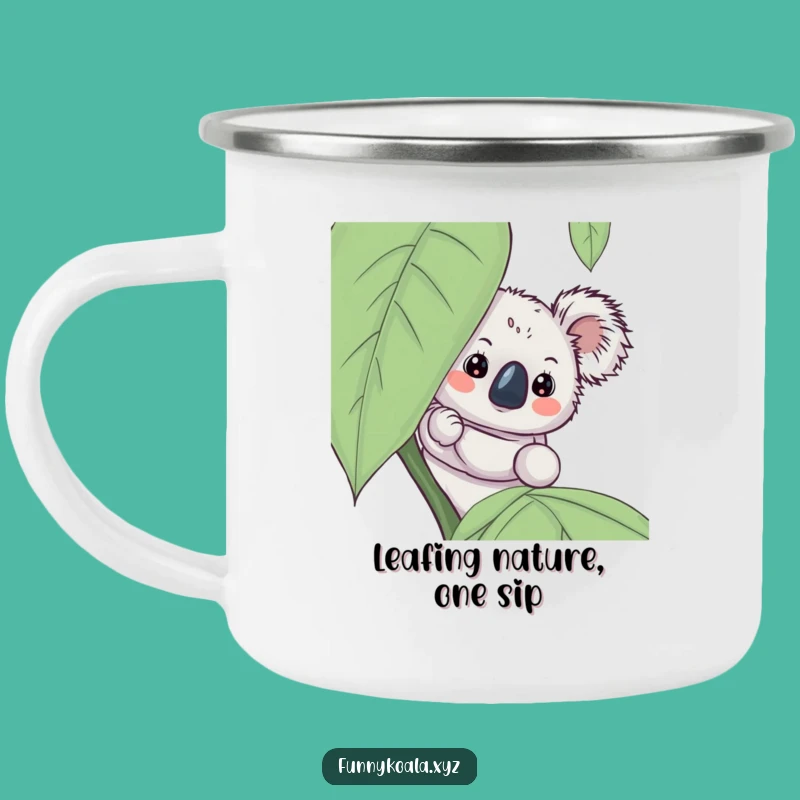 Funny Koala Camping Mug - Durable & Quirky Outdoor Adventure Gift