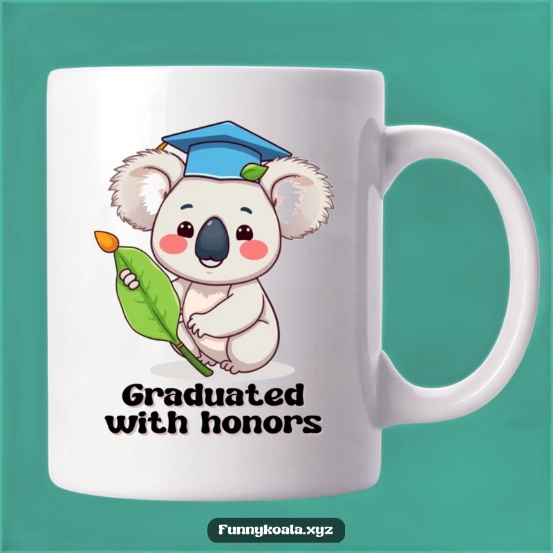 Funny Graduation Koala Mug - Celebrate Success with Cute Humor