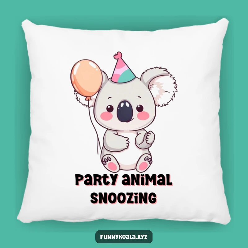 Funny Koala Pillow: Cozy Party Companion!