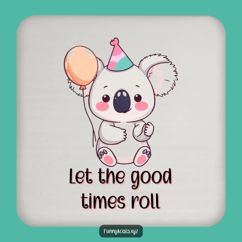 Funny Koala Coaster: Party Protection for Your Drinks!