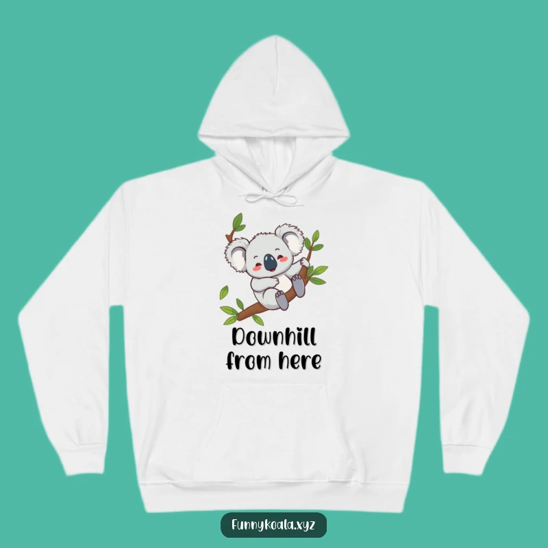 Funny Koala Hoodie: Cozy Giggles Down the Eucalyptus!