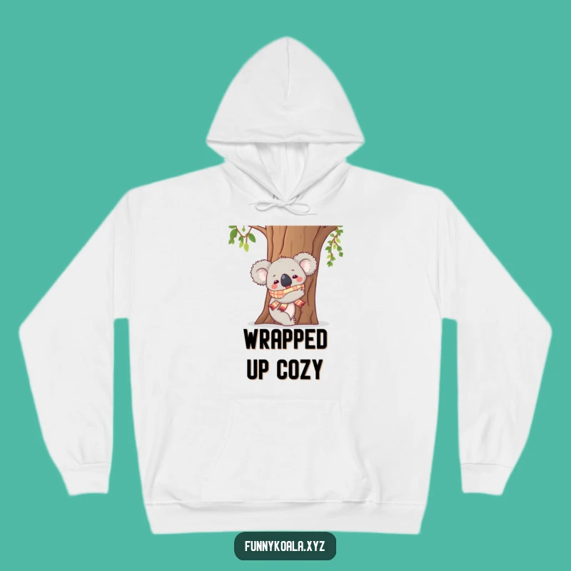 Funny Koala Hugging Tree Hoodie: Snuggle Up with This Adorable Gift!