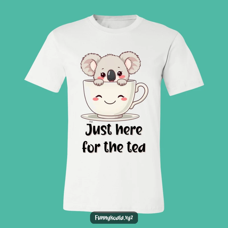 Funny Koala Teacup T-Shirt: Hilarious Animal Graphic Tee for Ultimate Comfort