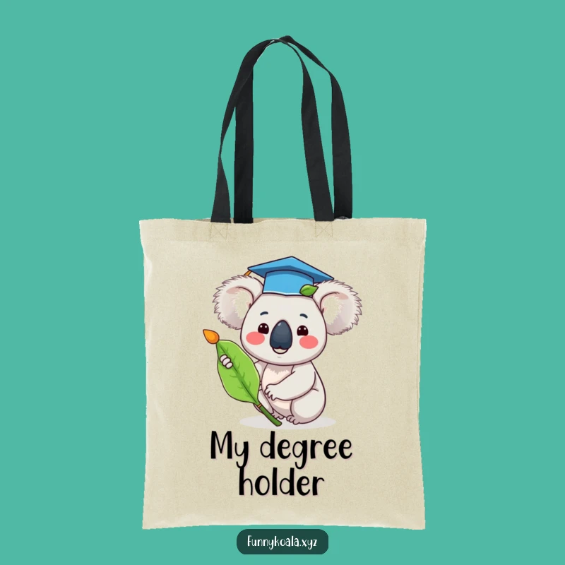 Funny Graduation Koala Tote Bag - Carry Your Success with Style